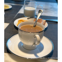 Stylish High-End Dinnerware with Warm Tones and Solid Texture